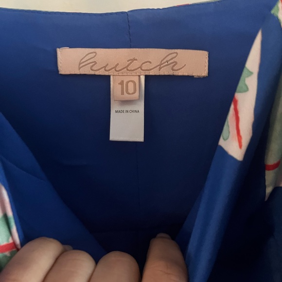 Hutch Mariah Sleeveless Tiered Dress in Coastal Bliss - Picture 5 of 10